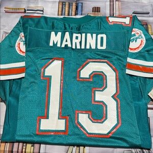 Wilson Teal Jersey with Number 13 (Dan Morino) NWT
